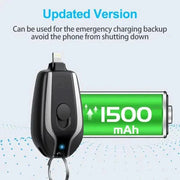 Ultra Portable Keychain Powerbank | - 1500 mAh